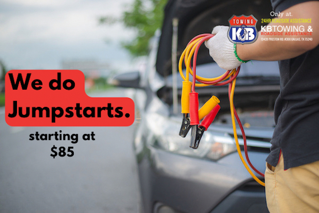 Jumpstart & Car Battery Replacement in Dallas, TX